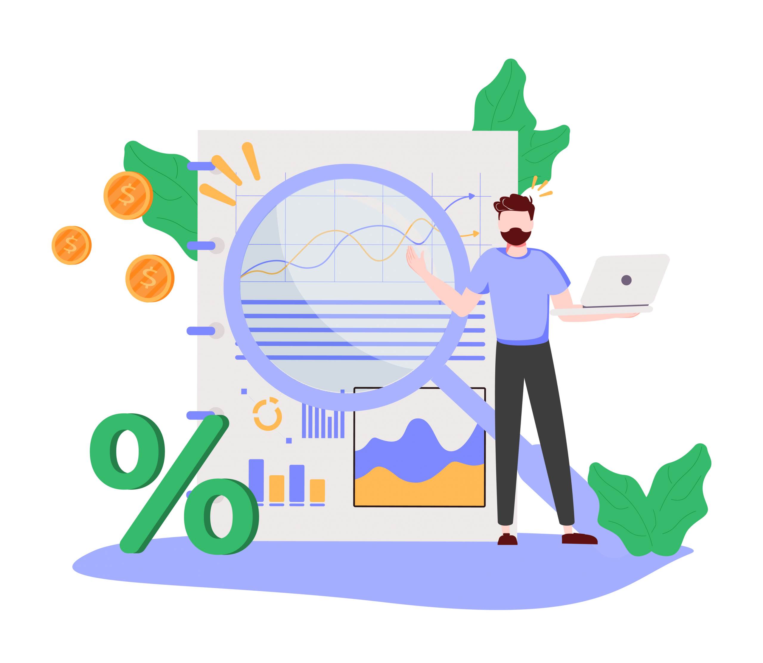 Business transparency as honest and clean company sign tiny persons concept. Data information sharing and publication for viewing vector illustration. Financial and economical stats presentation scene
